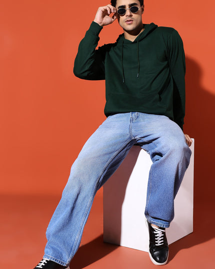 UNISEX BASIC HOODIE - BOTTLE GREEN