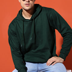 UNISEX BASIC HOODIE - BOTTLE GREEN