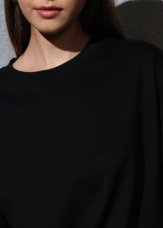 Unisex Heavyweight Oversize Solid T-Shirt - Black