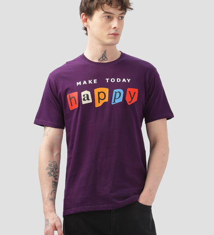 Make today Happy Regular Men's T-Shirt
