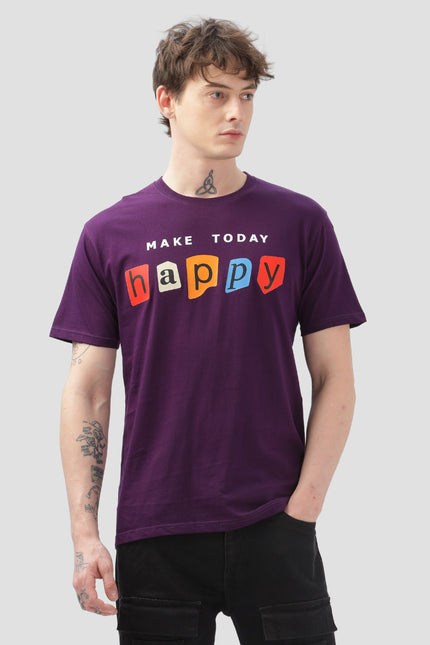 Make today Happy Regular Men's T-Shirt