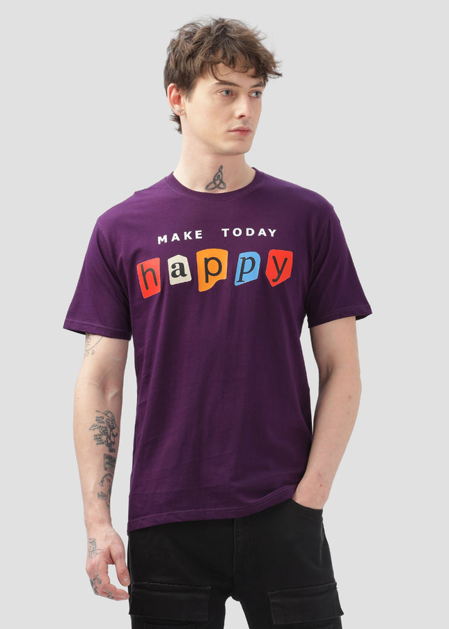 Make today Happy Regular Men's T-Shirt