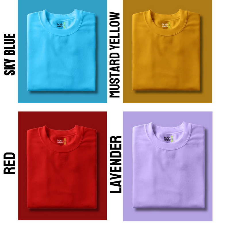 Pick Any 3 - Solid Round Neck