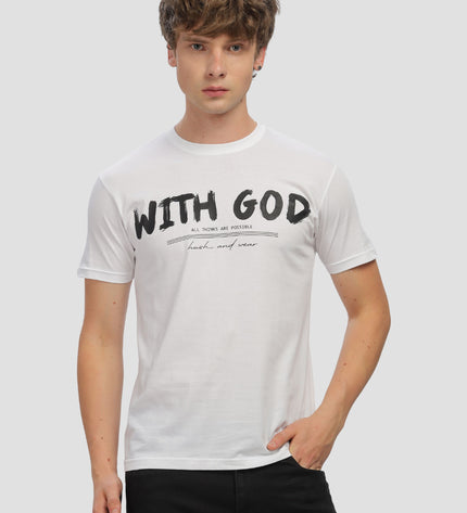 With God Regular Men's T-Shirt