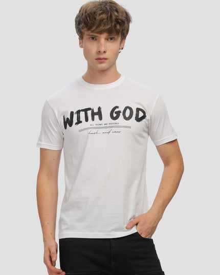 With God Regular Men's T-Shirt