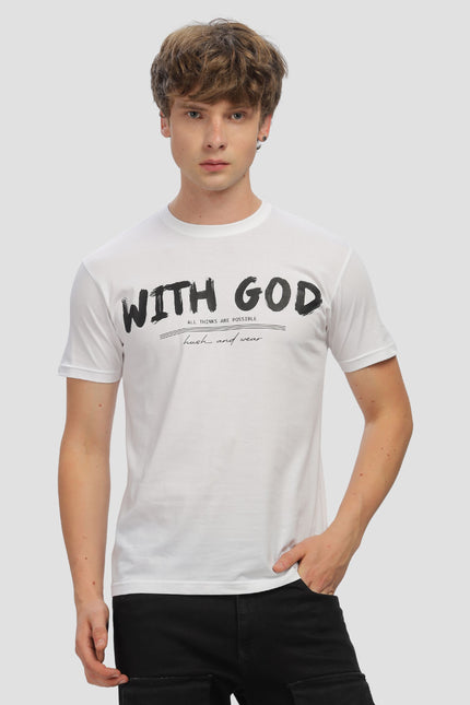 With God Regular Men's T-Shirt