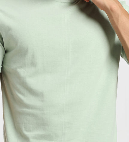 Unisex Regular Solid T-Shirt - Jade