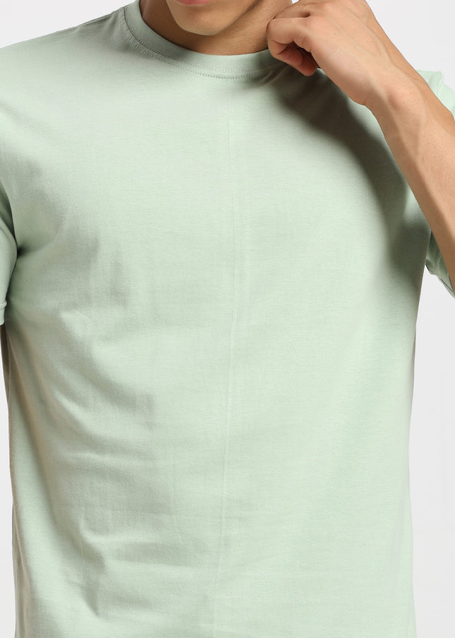 Unisex Regular Solid T-Shirt - Jade