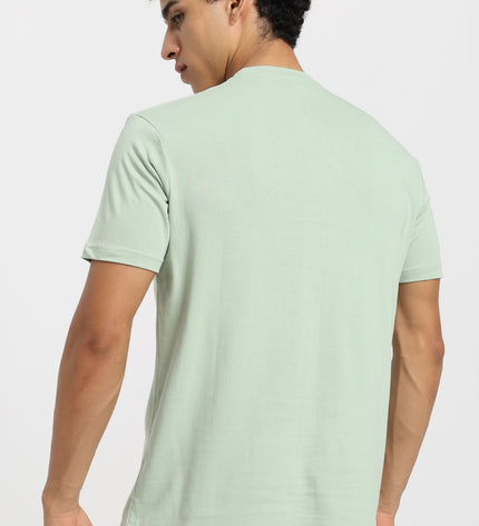 Unisex Regular Solid T-Shirt - Jade