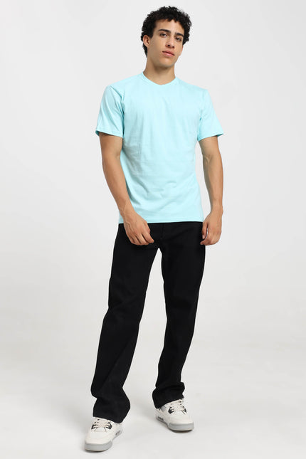 Unisex Regular Solid T-Shirt - Mint