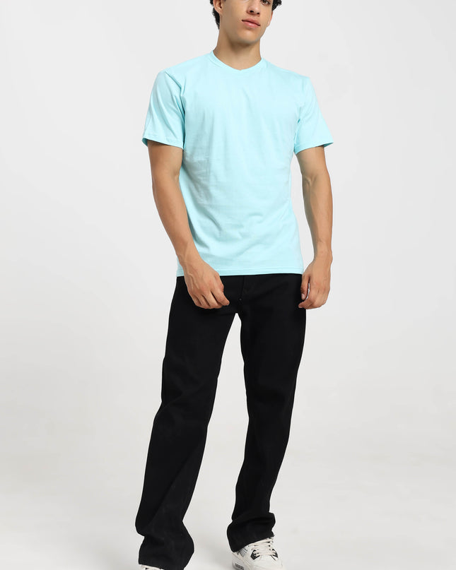 Unisex Regular Solid T-Shirt - Mint