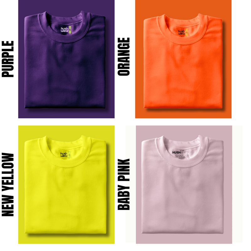 Pick Any 5 - Plain Combo Regular T-Shirt