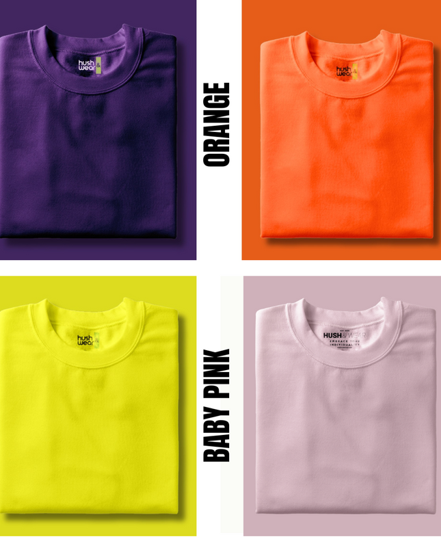 Pick Any 5 - Plain Combo Regular T-Shirt