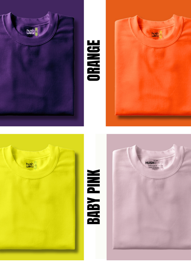 Pick Any 3 - Solid Round Neck