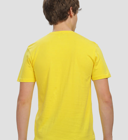Unisex Regular Solid T-Shirt - New Yellow