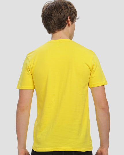 Unisex Regular Solid T-Shirt - New Yellow