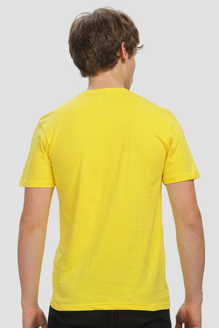 Unisex Regular Solid T-Shirt - New Yellow