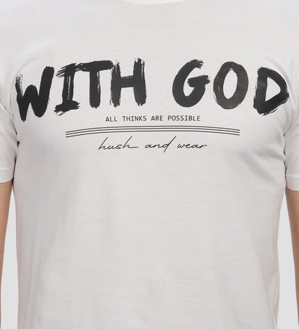 With God Regular Men's T-Shirt