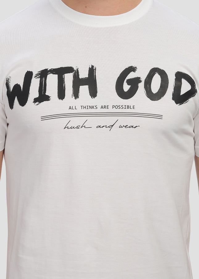 With God Regular Men's T-Shirt