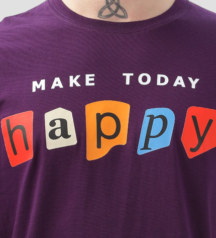 Make today Happy Regular Men's T-Shirt