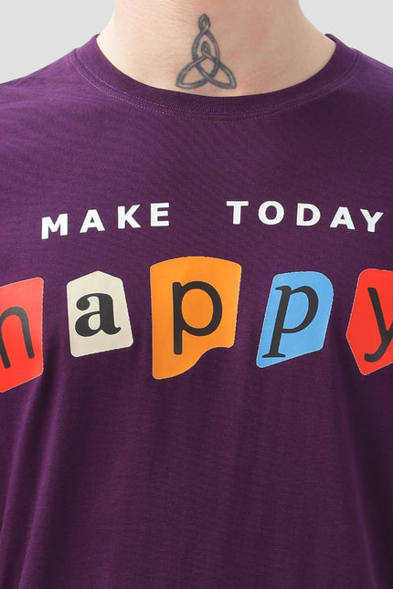 Make today Happy Regular Men's T-Shirt