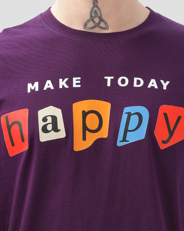 Make today Happy Regular Men's T-Shirt