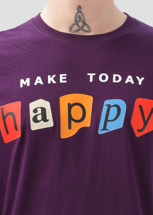 Make today Happy Regular Men's T-Shirt