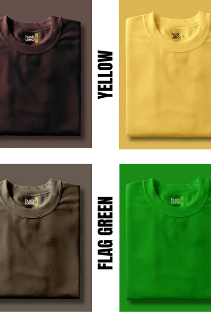 Pick Any 5 - Plain Combo Regular T-Shirt