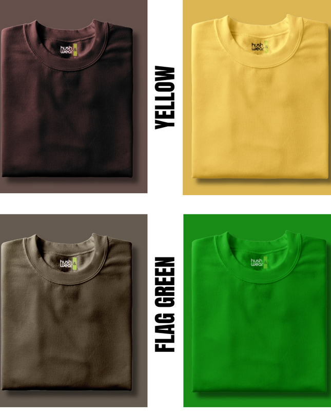 Pick Any 3 - Solid Round Neck