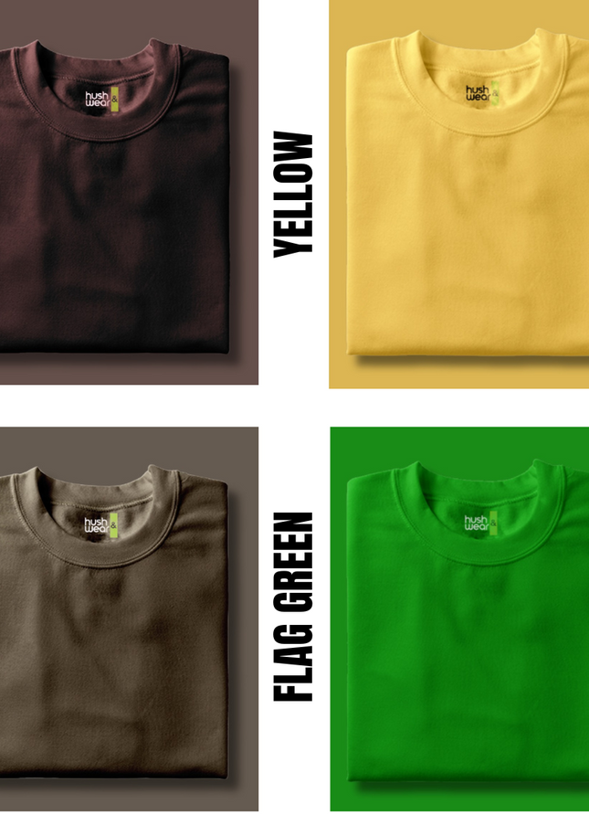 Pick Any 3 - Solid Round Neck