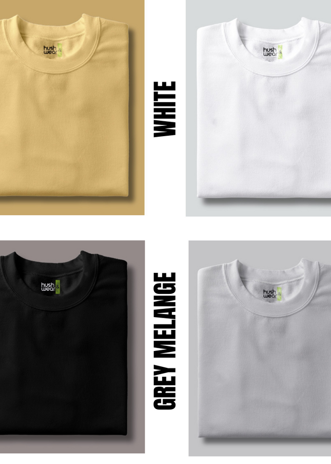 Pick Any 3 - Solid Round Neck