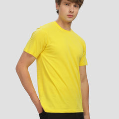 Unisex Regular Solid T-Shirt - New Yellow