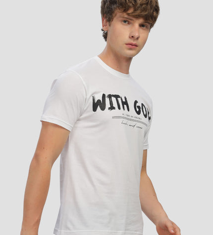 With God Regular Men's T-Shirt