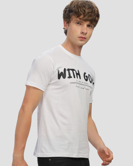 With God Regular Men's T-Shirt