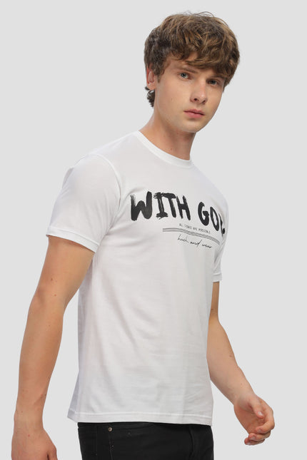 With God Regular Men's T-Shirt