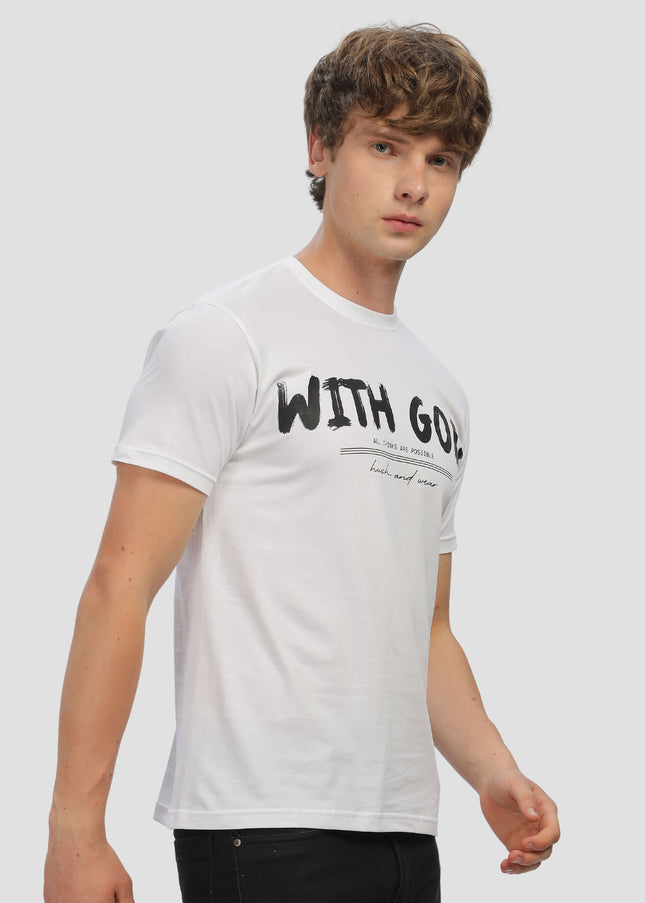 With God Regular Men's T-Shirt