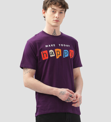 Make today Happy Regular Men's T-Shirt