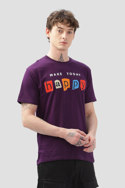 Make today Happy Regular Men's T-Shirt