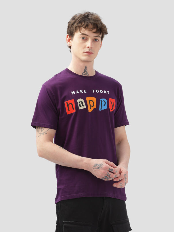Make today Happy Regular Men's T-Shirt