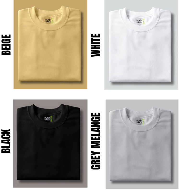 Pick Any 5 - Plain Combo Regular T-Shirt