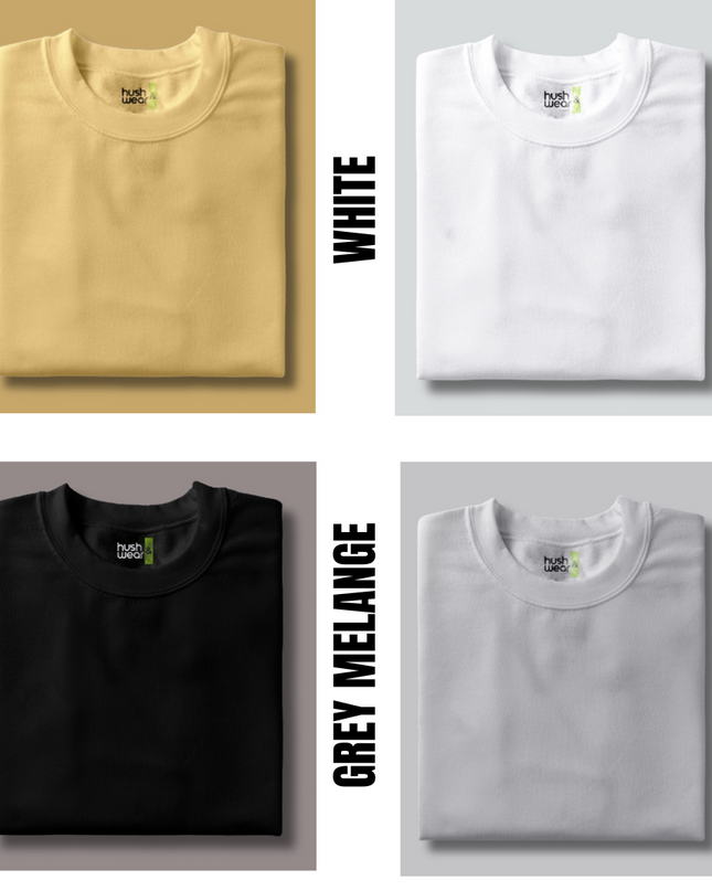 Pick Any 5 - Plain Combo Regular T-Shirt