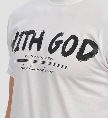 With God Regular Men's T-Shirt