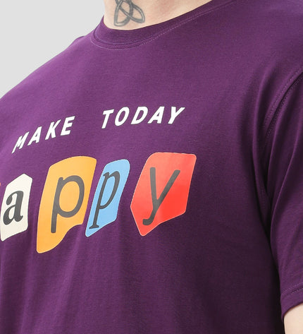 Make today Happy Regular Men's T-Shirt