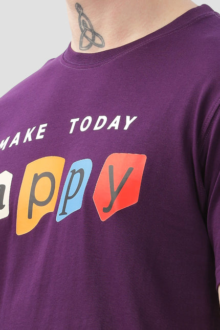 Make today Happy Regular Men's T-Shirt