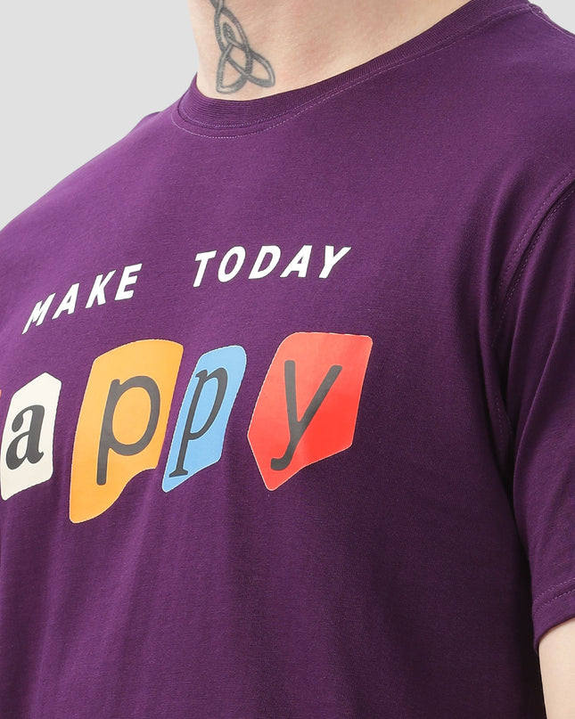 Make today Happy Regular Men's T-Shirt
