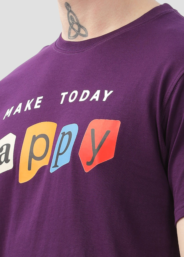Make today Happy Regular Men's T-Shirt