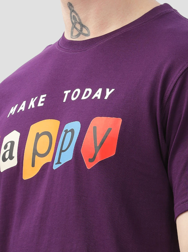 Make today Happy Regular Men's T-Shirt