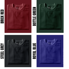 Pick Any 3 - Solid Round Neck