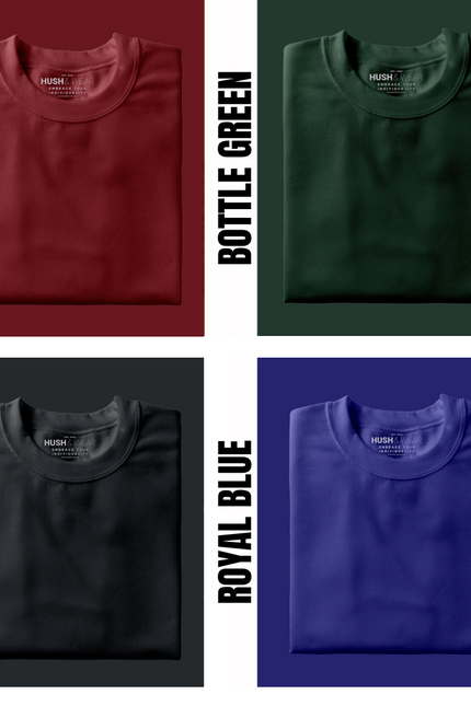 Pick Any 3 - Solid Round Neck