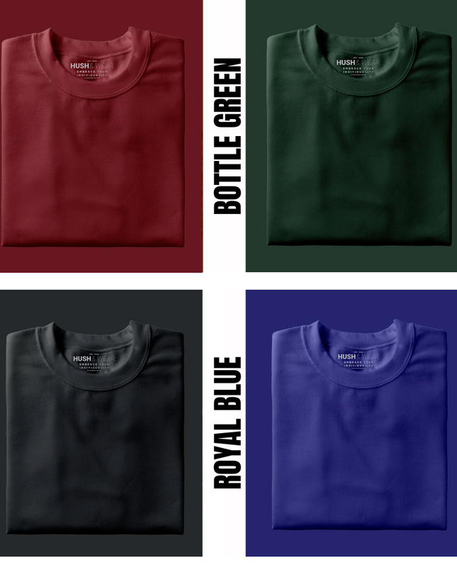 Pick Any 3 - Solid Round Neck